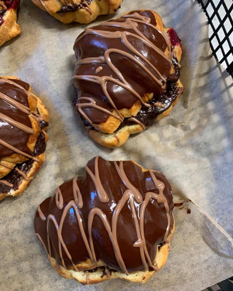 Chocolate croissants